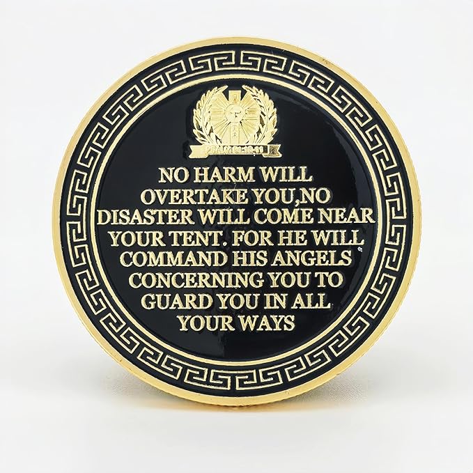 The Archangel Michael Challenge Coin Religious Coins Christian Coin Collectors Gifts (Single Coin)