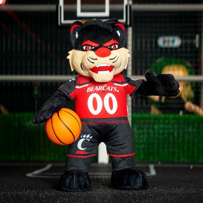 Bleacher Creatures Cincinnati Bearcats Bearcat 10" Mascot Plush Figure - A Mascot for Play or Display