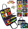 TenFans Busy Board - Montessori Toys for 3+ Year Old - Sensory Toys for Toddlers 3-5 - Gifts for Boys Learning Fine Motor Skills - Educational Activities Travel Toys for Car Airplane