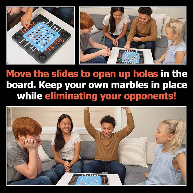 PlayMonster Stay Alive Board Game - Family Game Night, Strategic Game Play, Retro Board Games, The Ultimate Survival, Multi-Player, for Kids, Ages 8+