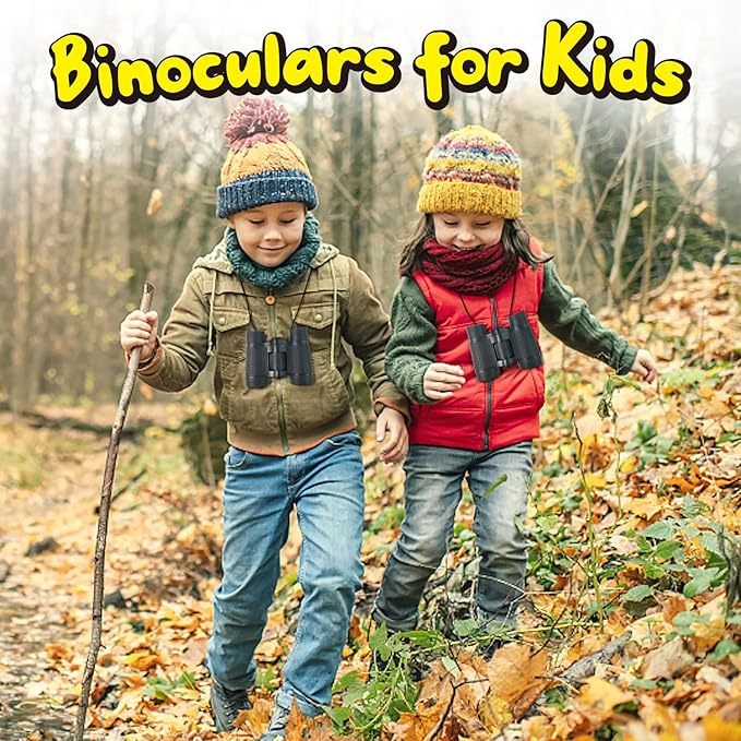 ESSENSON Binoculars for Kids Toys Gifts for Age 3-12 Years Old Boys Girls Kids Telescope Outdoor Toys for Sports and Outside Play, Bird Watching, Birthday Presents