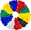 Coopay 600 Pieces Plastic Poker Chips Bingo Chip Bulk Learning Counters Disks Poker Card Game Counting Markers for Math Practice, Game Tokens and Teaching Rewards, 38 mm/ 1.5 Inches (6 Colors)