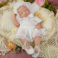 Full Silicone Reborn Baby Doll, 20 Inch Lifelike Newborn Girl, Reborn Baby Dolls Silicone Full Body Sleeping for Therapy & Memory Keepsake