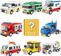8‑Pack Vehicle Building Blocks, Party Favors for Kids, Individually Packaged Blind Boxes, Prizes for Kids Classroom, Perfect for Christmas Birthday Gifts for Boys