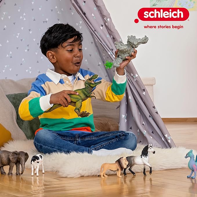 Schleich Horse Club - 85 PC Tack Room Stable Extension Toy Playset with Rider Sarah Action Figure, Horse Figurine and Accessories for Girls and Boys - Interactive, Realistic Kids Toys Ages 5+ | 42591