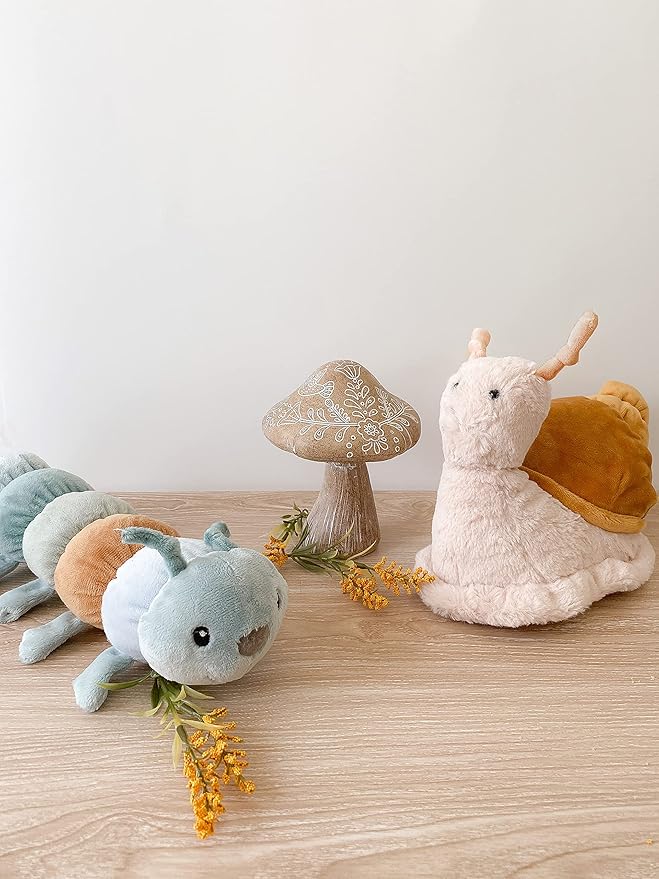 MON AMI Twiggy The Caterpillar Stuffed Animal - 12', Soft & Cuddly, Use as Toy or Nursery Room Décor, for Kids of All Ages