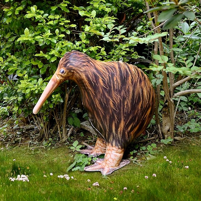 Jet Creations 18" L Inflatable Kiwi Bird – Realistic Brown Wildlife Animal Figure, New Zealand Flightless Bird Toy for Kids, Party Decorations, Pool Float, Home & Yard Décor, Educational Gift