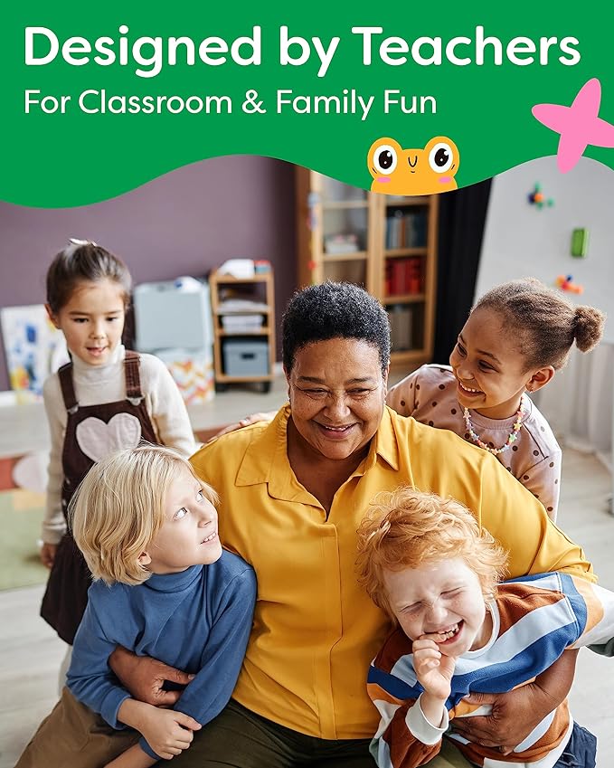 THE BAMBINO TREE Animal and Picture Bingo Game for Kids - Flash Cards Matching Learning Board Game for Ages 3-6 Preschool, Kindergarten & Family Fun