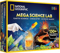 National Geographic Mega Science Lab - Science Kit for Kids with 130+ Easy Experiments, Featuring Earth Science, Chemistry Set, and Magic STEM Projects for Boys and Girls (Amazon Exclusive)