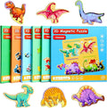 Magnetic Puzzles for Kids Ages 1-3, Travel Toddler Puzzles Ages 2-4 Year, Dinosaur Activities Toy for Boys & Girls 3-5 yo - Learning Magnet Gift for Road Trip