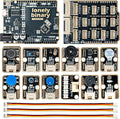 TinkerBlock UNO R3 Starter Kit with 12 Plug-in Sensor Modules, ATmega328P, Extension Board, Compatible with Arduino IDE, STEM & Electronics Learning-No Wiring Needed- Video Tutorials