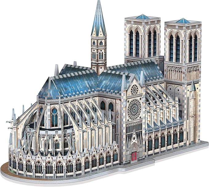 Wrebbit3D Notre-Dame de Paris 3D Puzzle | 830 Jigsaw Puzzle Pieces | Castles and Cathedrals Collection