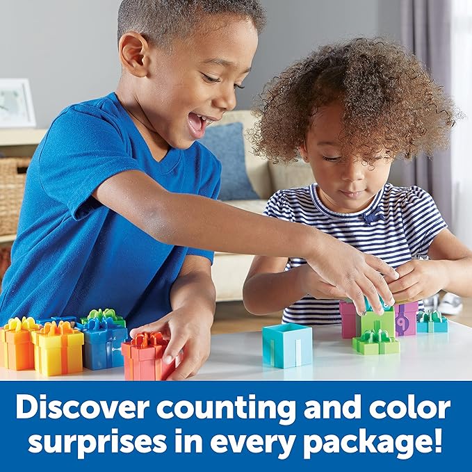 Learning Resources Counting Surprise Party, Homeschool, Fine Motor, Counting & Sorting Toy, Ages 3+