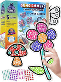 PURPLE LADYBUG SUNGEMMERS Suncatcher Gem Art for Kids - Fun Summer Activity for Ages 6-12, Birthday Gift for Girls 6-8, 8-12, Arts & Crafts Activities, Window Diamond Art Kit