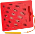 Magnetic Drawing Board for Kids & Toddlers with Beads and Magnet Stylus Pen - Magnetic Tablet Toy for Airplane & Car Ride Activities for Kids