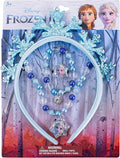 LUV HER Frozen Princess Dress Up Accessory Set - Jewelry Set - Princess Elsa Tiara Set - Giftable Box - Birthday Gifts For Girls - Holidays Gift - Girl Toys Dress Up Kit - Ages 3+