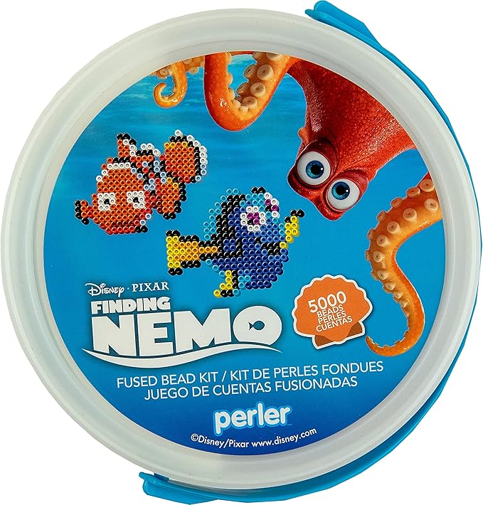 Perler Disney/Pixar Finding Nemo Kid's Craft Bucket, Pattern Sizes Vary, Multicolor 5005