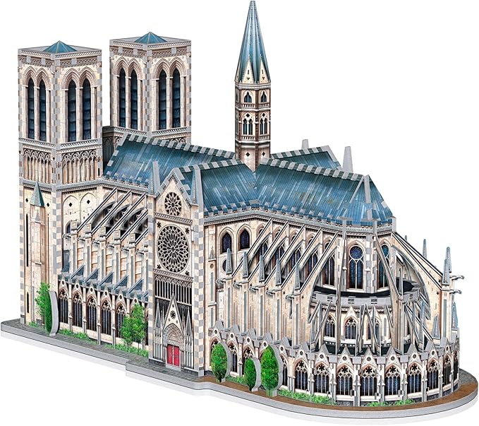 Wrebbit3D Notre-Dame de Paris 3D Puzzle | 830 Jigsaw Puzzle Pieces | Castles and Cathedrals Collection
