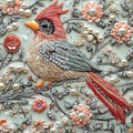Crystal Bird 500 Piece Puzzles for Adults Cute Cardinal Floral Art Jigsaw Puzzles Bird Diamond Puzzle with Letters on Back Hard Impossible Difficult Unique Challenging Family Puzzle(20"x20")