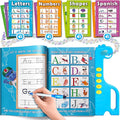 Curious 2 Learn ABC Learning for Toddlers | Learning Resources | English & Spanish Sound Book | Preschool Learning Activities | Educational Learning Toys | 4 Year Old Boy Birthday Gift