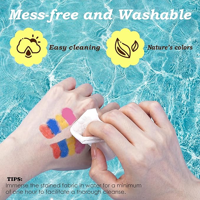 Dot Markers, 10 Colors Washable Dot Paint Markers for Toddlers Kids Preschool, Bingo Daubers Supplies, Painting Art and Crafts Kits Coloring Set, for Class Valentine Gift Art Party