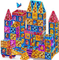 SNAEN Magnet Building Tiles for Kids Ages 3-5 4-8, 96 Pieces Educational Magnet Toys for 3 4 5 6 7 8 Years Old Boys, 3D Building Blocks, Creative Play for Ages 5-7, Toddler Toy Gifts