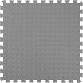 IncStores 1/2 Inch Thick Diamond Soft Foam Flooring Tiles | High-Density Interlocking Foam Tiles for Rugged Style in Your Home Gym, Playroom, and More | Grey, 25 Tiles