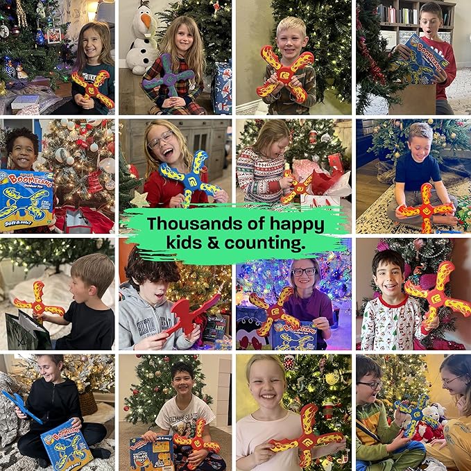 Outside Toys Boomerang For 5+ Year Boys Toys & Games - Soft Kid Toys Indoors or Outdoors - Toys For Kids Ages 4-8 - 5 Year Old Birthday Gift Cool Toddler Toys