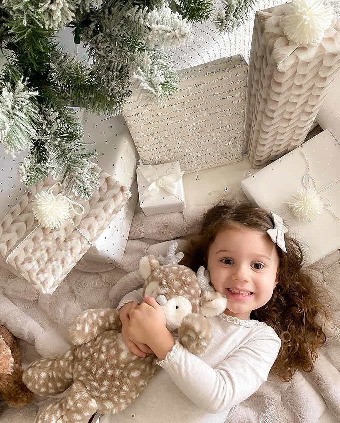MON AMI Fiona The Fawn Stuffed Animal – 15”, Soft & Cuddly Stuffed Toy Animal for Little Girls/Boys, Great Gift for Kids of All Ages