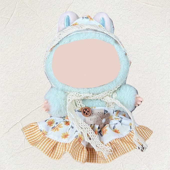 4 Pack—17cm Doll Clothes,Premium Doll Outfit with Accessories,Doll Princess Skirt,Cute Clothes Outfit for 17cm Dolls,End Dolls Fashion Clothing Set(No Dolls and Shoes) (Set 6)