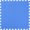 IncStores 1/2 Inch Thick Diamond Soft Foam Flooring Tiles | High-Density Interlocking Foam Tiles for Rugged Style in Your Home Gym, Playroom, and More | Blue, 9 Tiles