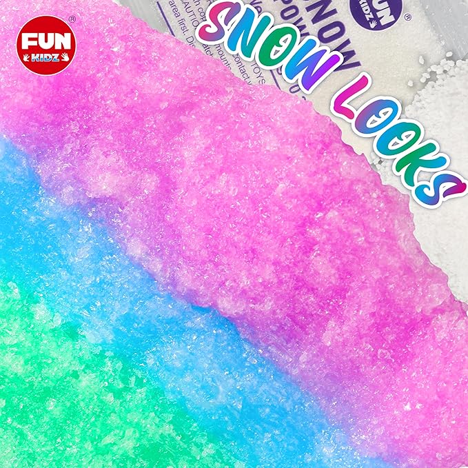 35.16 FL OZ Unicorn Slime for Girls 6-8, FunKidz 1040 ML Rainbow Glitter Premade Slime Toy 8 Packs Birthday Party Gifts for Kids