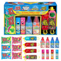 Halloween Candy Variety Pack, 18Ct Assorted Lollipops, Bulk Individually Wrapped Ring Pop, Push Pop, Baby Bottle Pop & Juicy Drop, Birthday Party Favors, Trick or Treat, Halloween Bowls, Kids Gifts