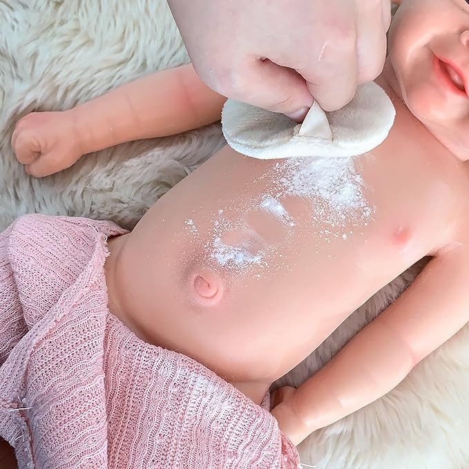 Reborn Baby Dolls Lifelike 18inch Full Silicone Baby Doll Realistic Handmade Silicone Anatomically Correct Girl Dolls