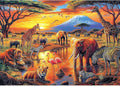 1000 Piece African Safari Jigsaw Puzzle - Wildlife Photography Art, Challenging Animal Puzzle for Adults 27.5x19.7 Inch