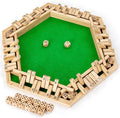 ropoda Shut The Box Game, Upgraded 1-6 Player Wooden Board Games for Adult and Kids, Shut The Box Dice Game -Addition Training, Fun for Family Game Night