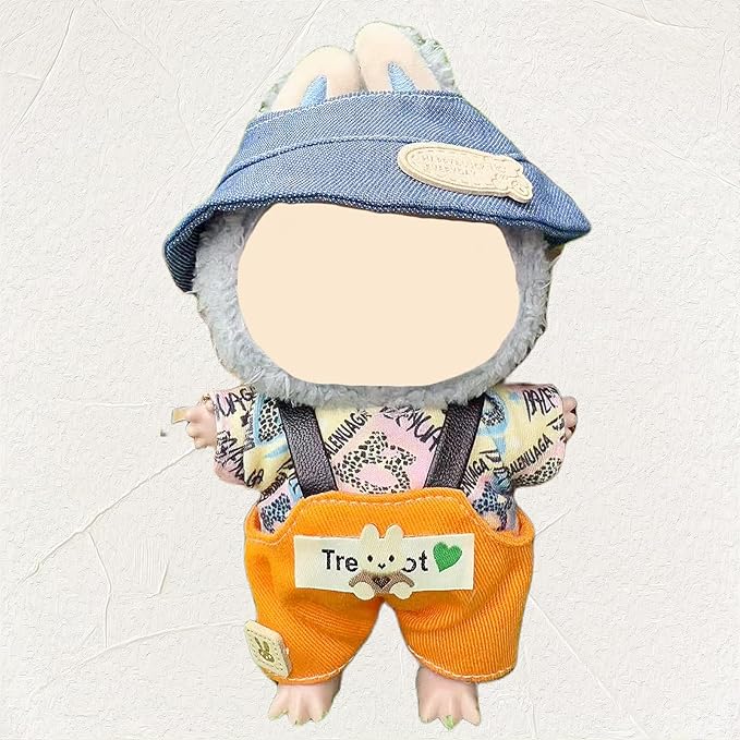 4 Pack—17cm Doll Clothes,Premium Doll Outfit with Accessories,Doll Princess Skirt,Cute Clothes Outfit for 17cm Dolls,End Dolls Fashion Clothing Set(No Dolls and Shoes) (Set 6)