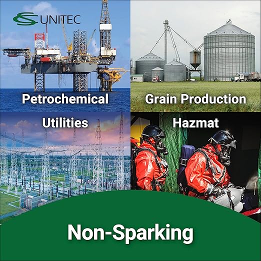 C.S. Unitec Adjustable End Wrench Non-Sparking, Non-Magnetic, Corrosion Resistant (Copper Beryllium) 10In(250Mm) TUV Certified EX501-10B, "10"""