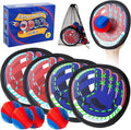 Playzap Toss and Catch Ball Set - Ultra Soft & Safe Toddler Baseball Gloves Designed for Pain-Free - Kids Games Toys Indoor Outdoor - Great for Yard Beach Pool - Gift for Boys Girls 2-4 5-7 8-10 Years