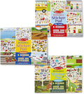 Melissa & Doug Reusable Sticker Pads Set: Habitats, Vehicles, Town: 115 Stickers