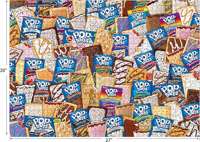 RoseArt - Kellogg's - Pop Tart Party - 1000 Piece Jigsaw Puzzles for Adults